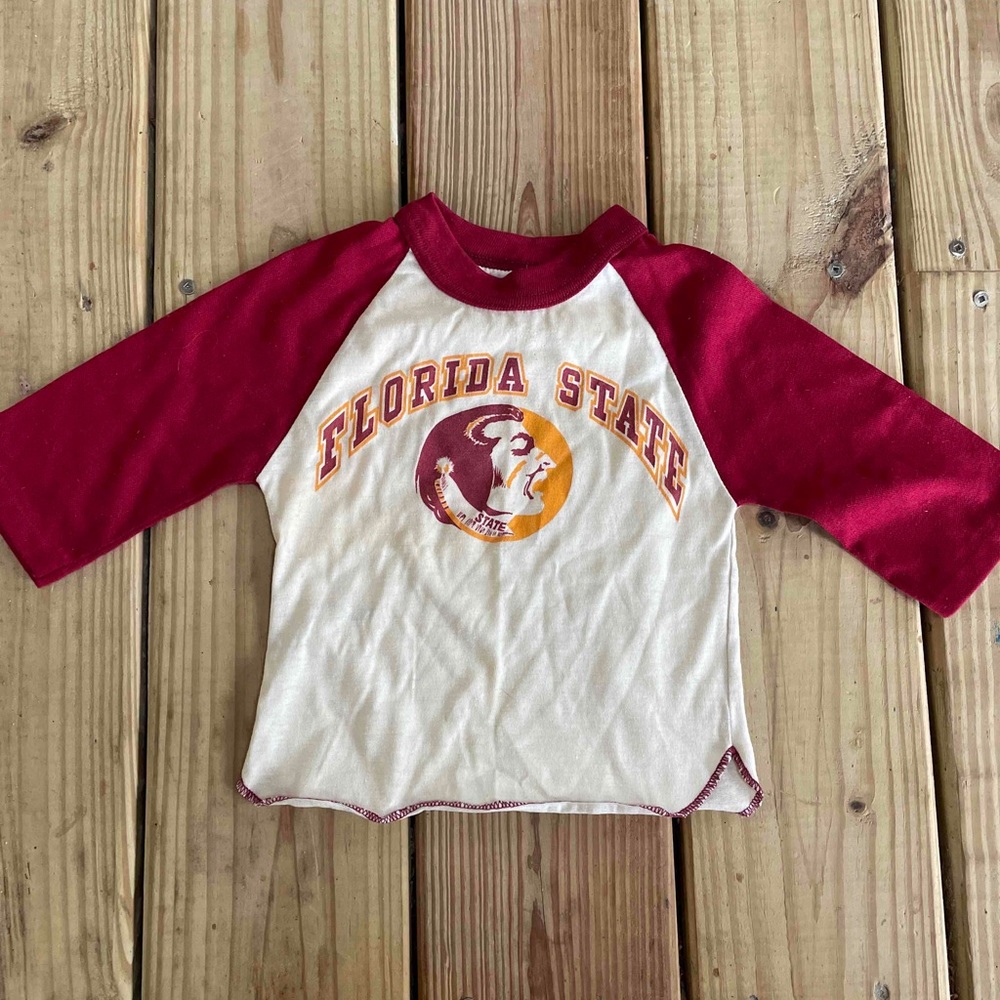Vintage FSU Kids Toddler T-Shirt Tee 2T-3T Baseball  Florida State University